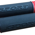 Ручка руля высокого качества "Sport", с цветными окантовками,120мм,(пара), мягкая, 661-45 /77000194/